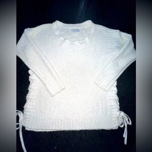 UEC LUCKY BRAND IVORY SWEATER SZ S